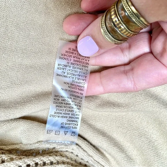 Safari MESH boho cardigan/cover up w botanical vacay vibe - Picture 12 of 12